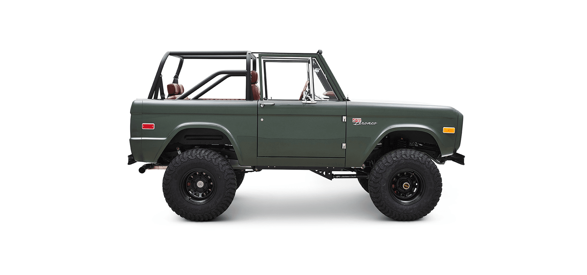 Classic Ford Bronco side profile