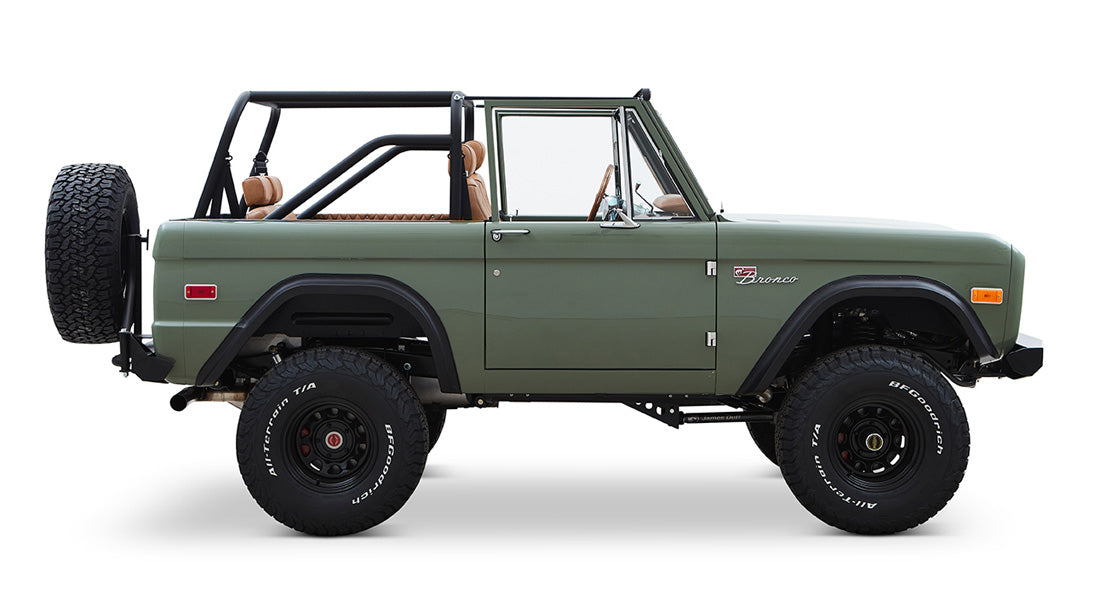 Classic Ford Bronco side profile