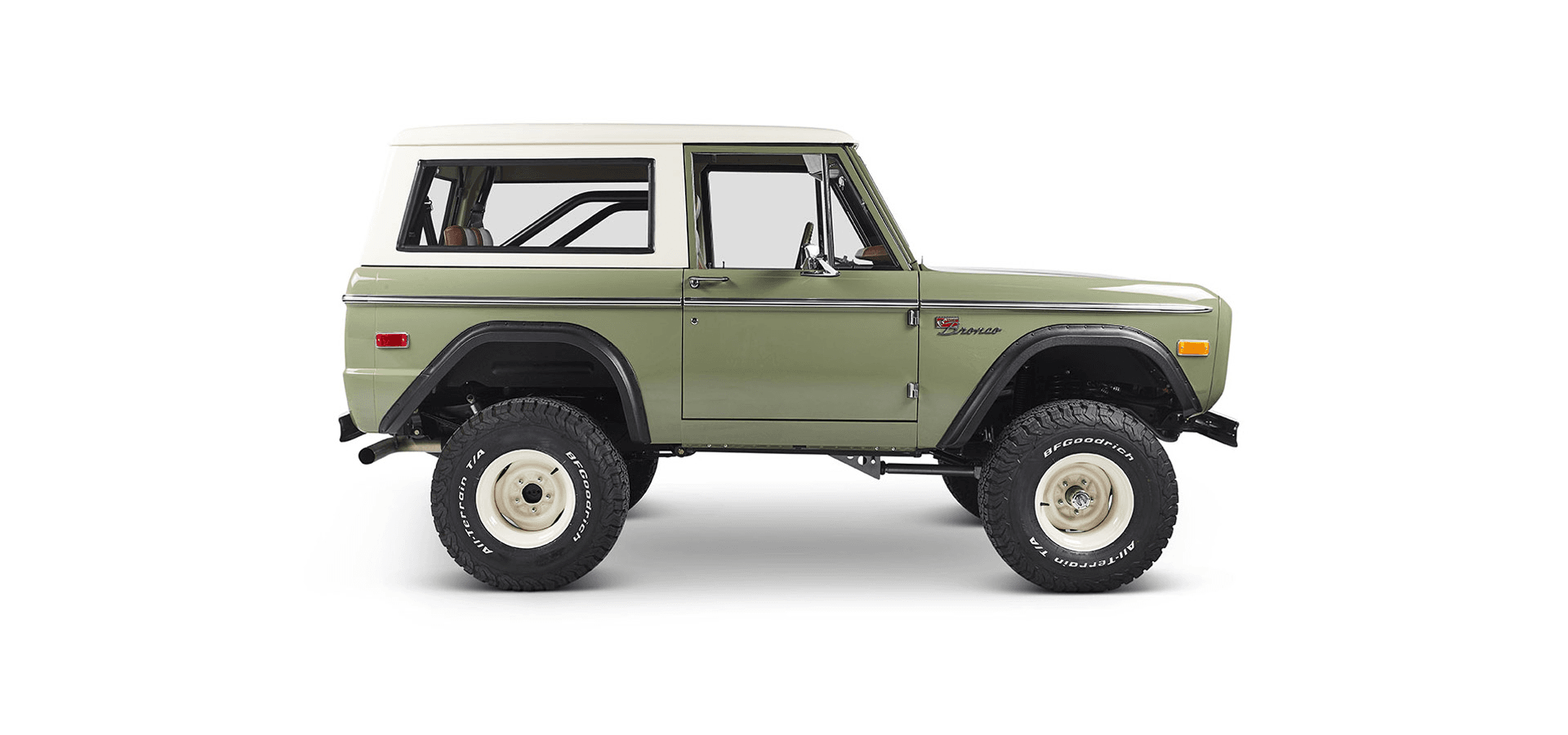 Classic Ford Bronco side profile