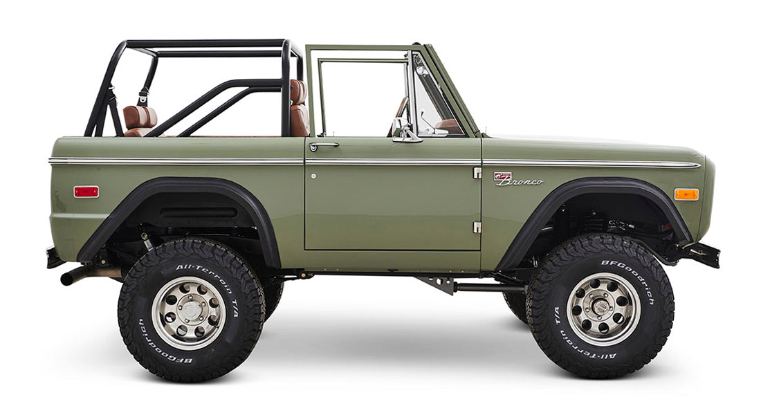 Classic Ford Bronco side profile