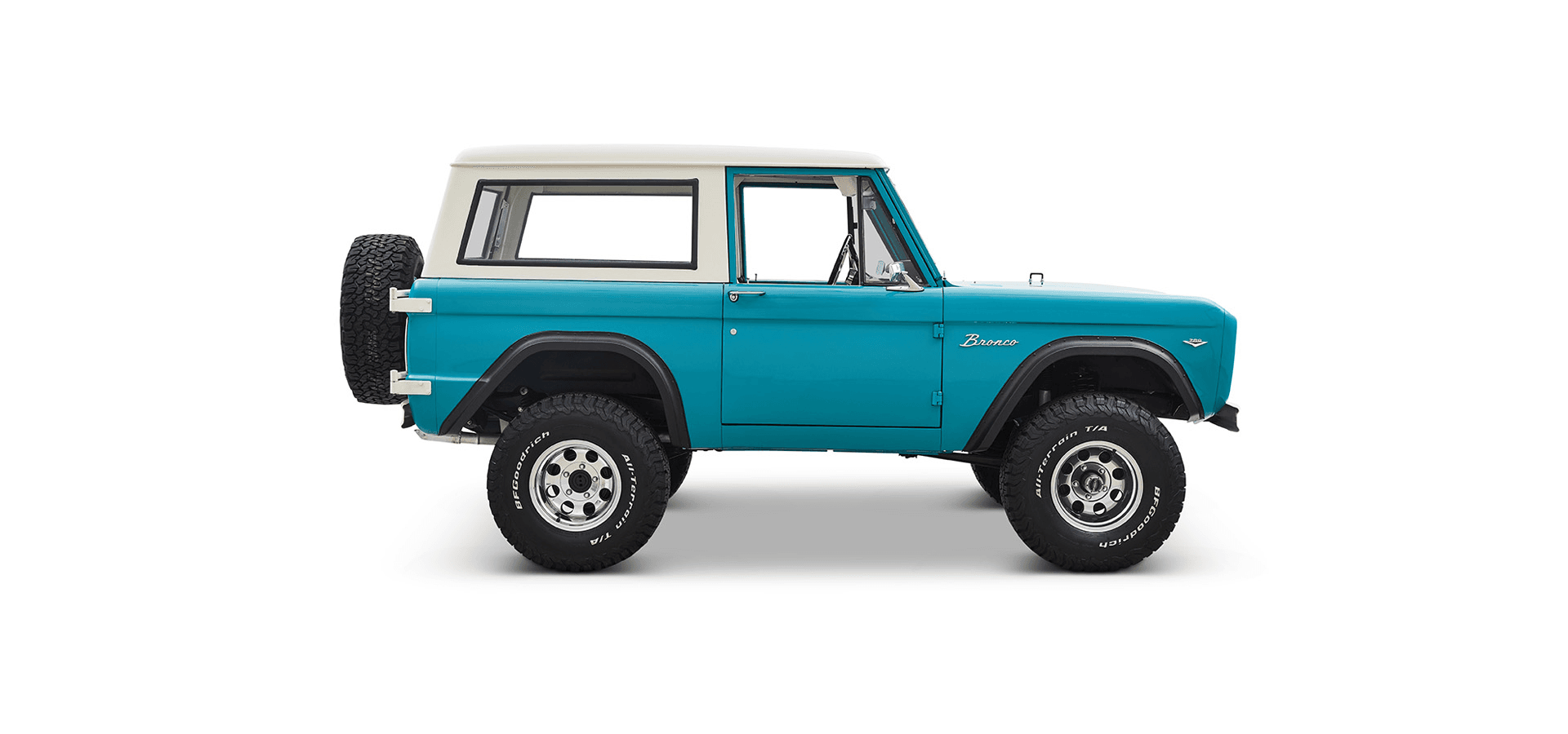 Classic Ford Bronco side profile