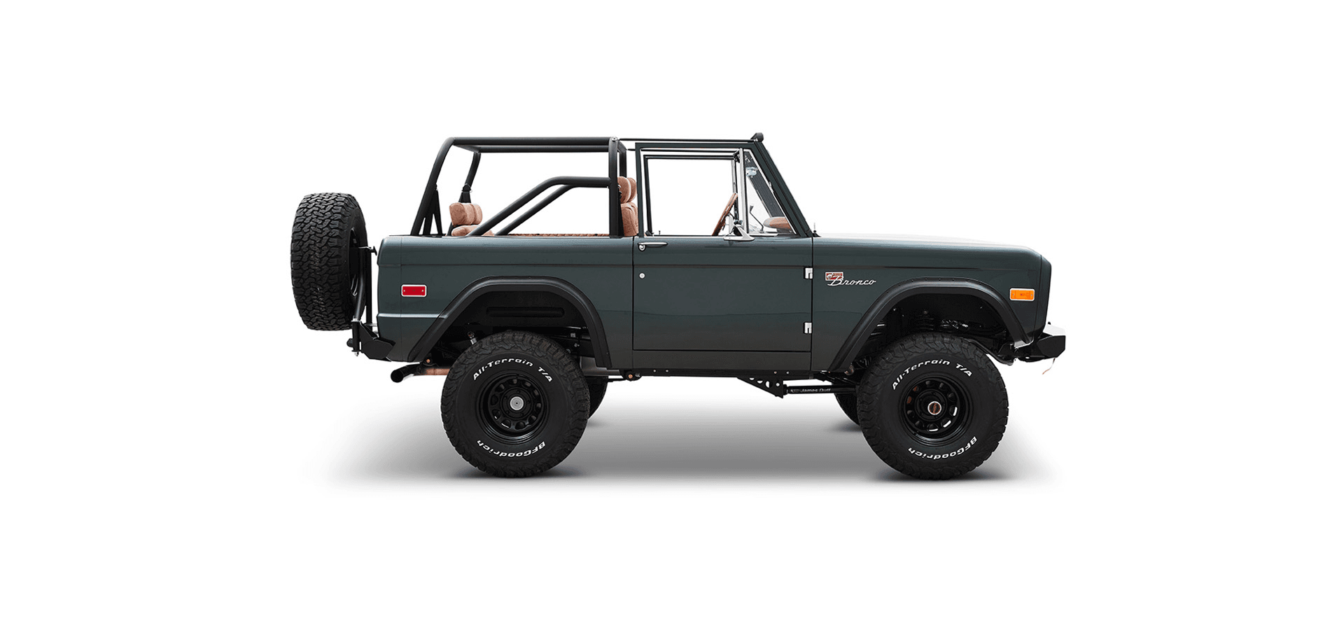 Classic Ford Bronco side profile