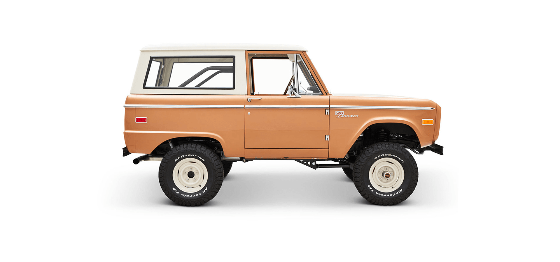 Classic Ford Bronco side profile