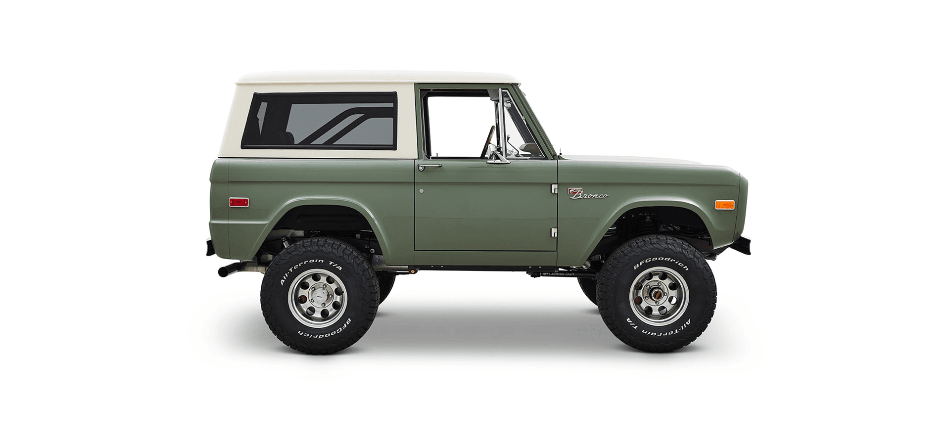Classic Ford Bronco side profile