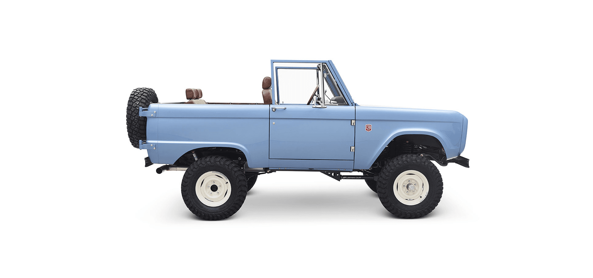 Classic Ford Bronco side profile