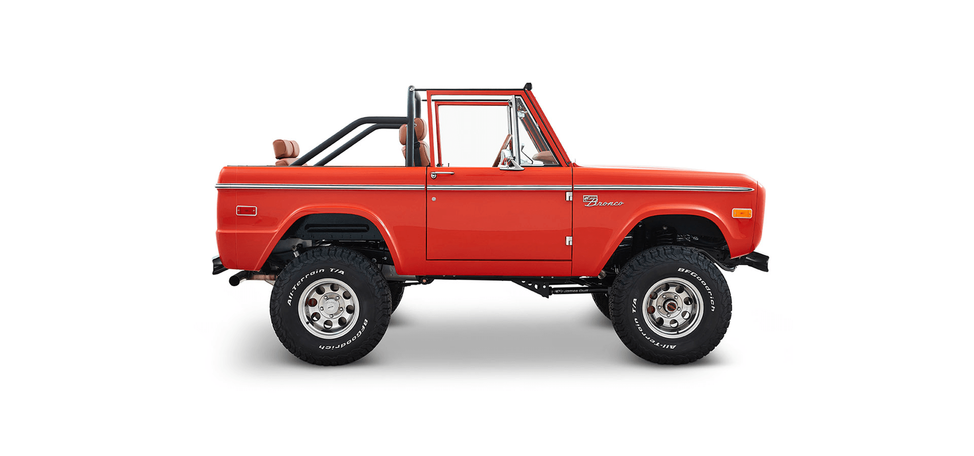 Classic Ford Bronco side profile