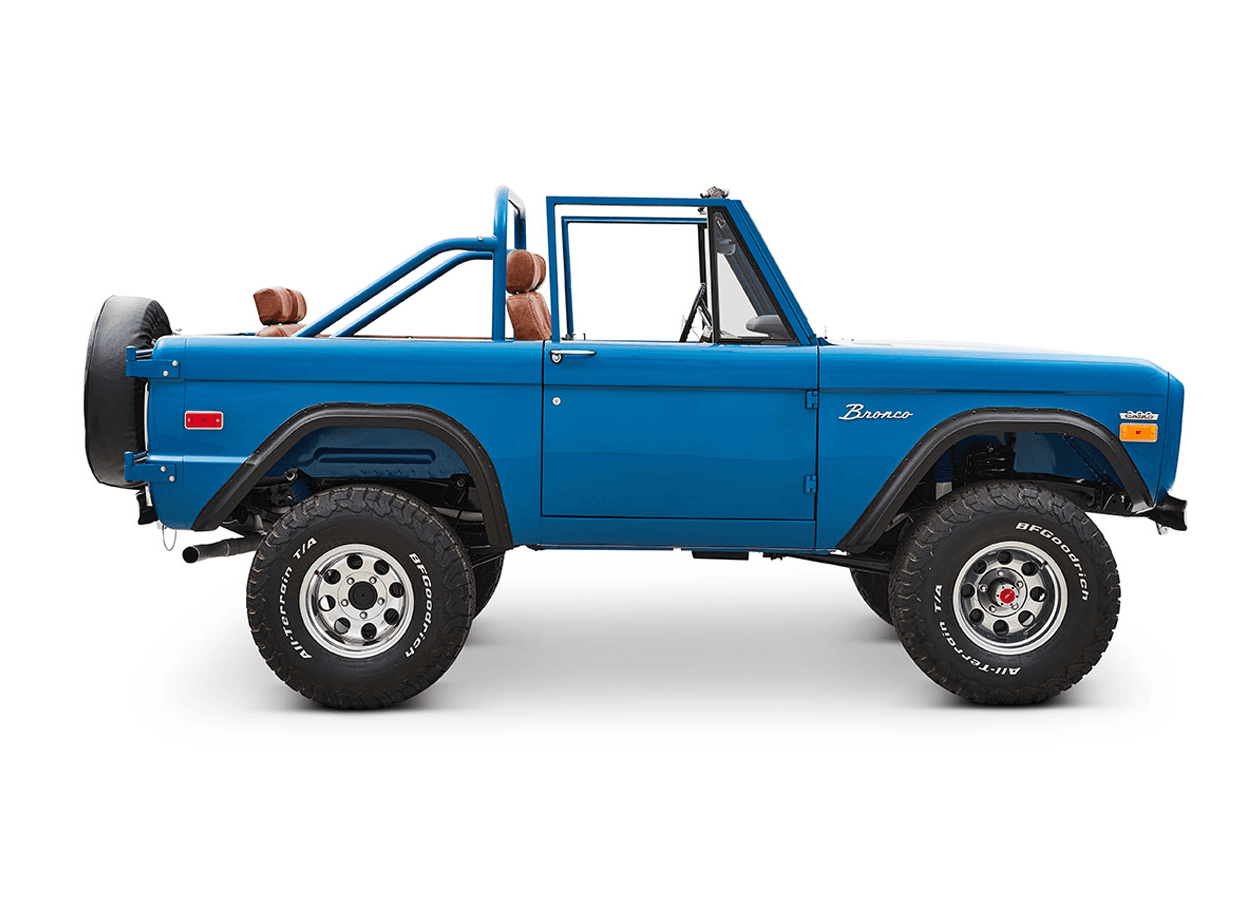 Classic Ford Bronco side profile