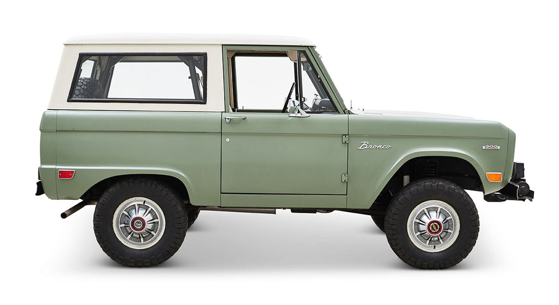 Classic Ford Bronco side profile