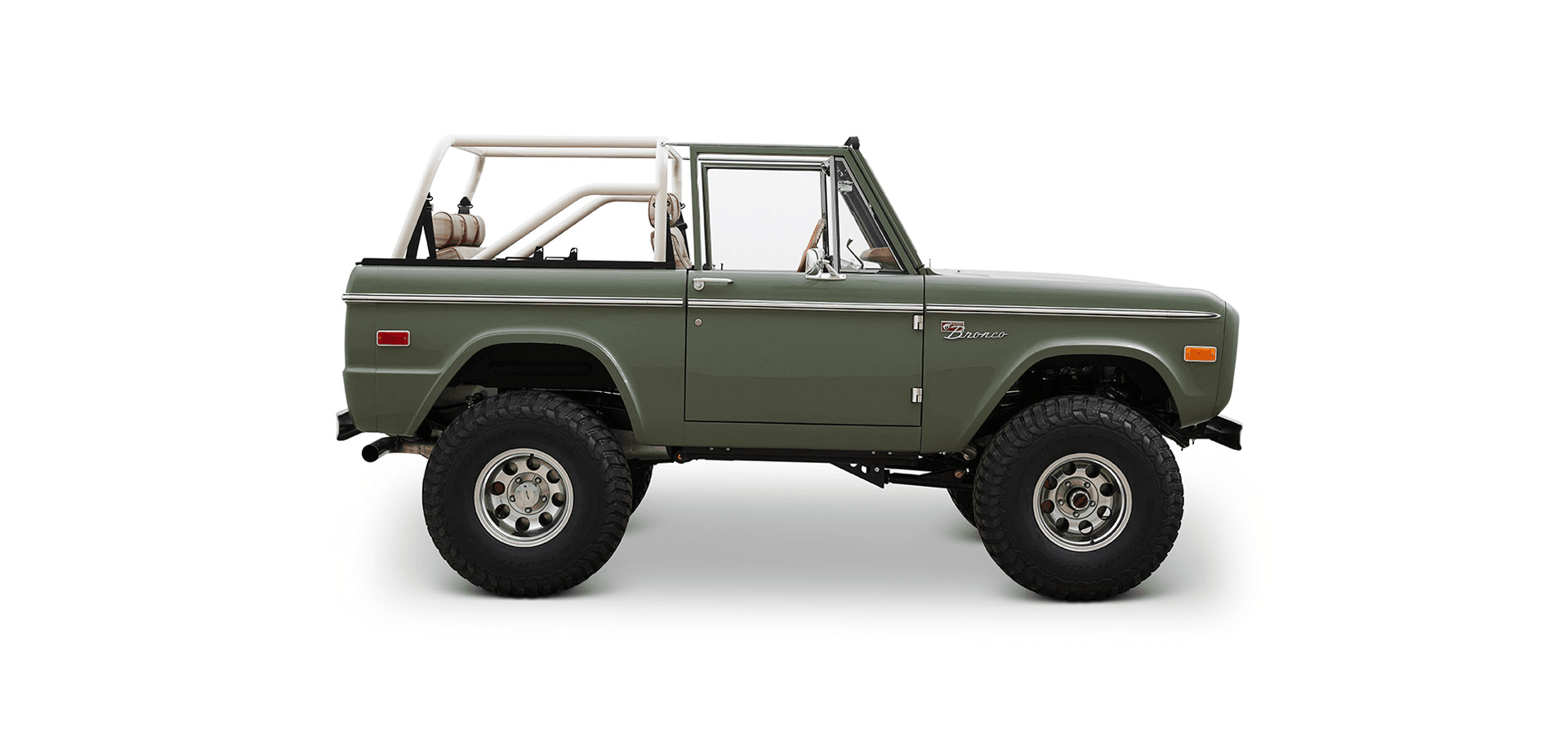 Classic Ford Bronco side profile