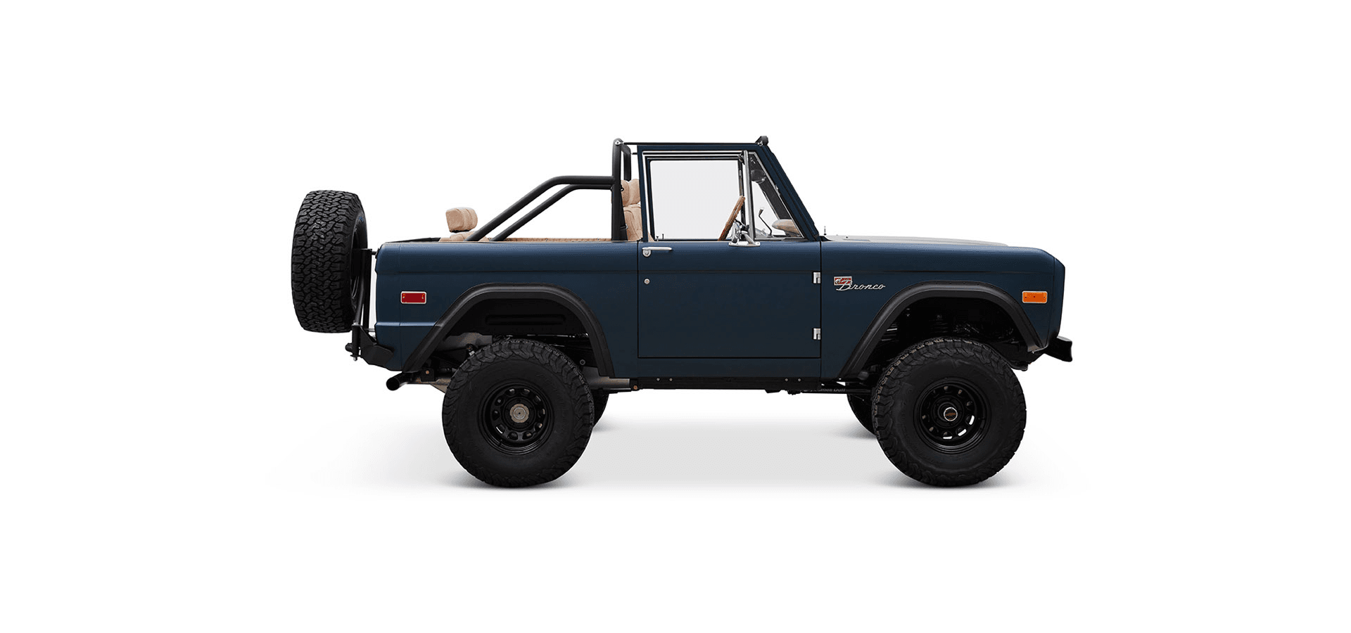 Classic Ford Bronco side profile