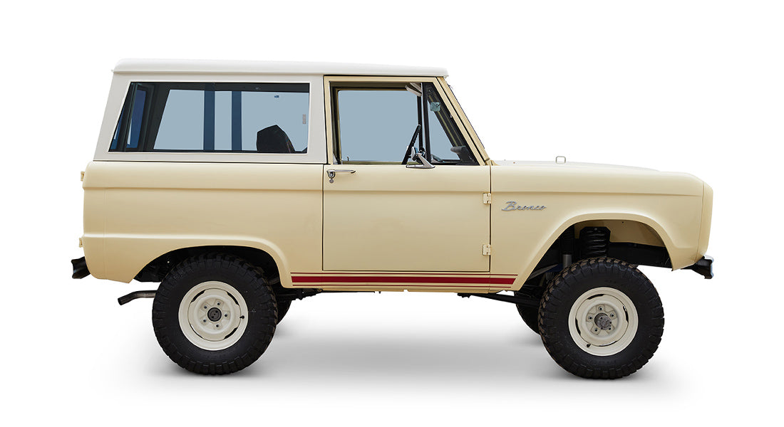 Classic Ford Bronco side profile