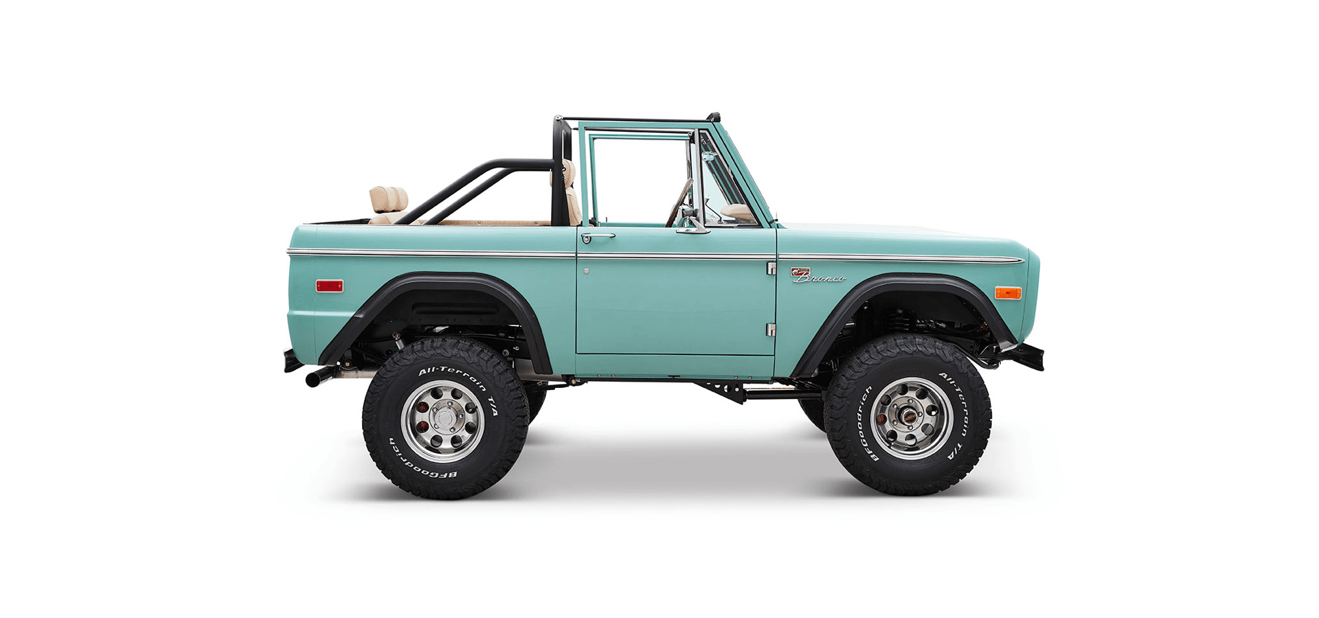Classic Ford Bronco side profile