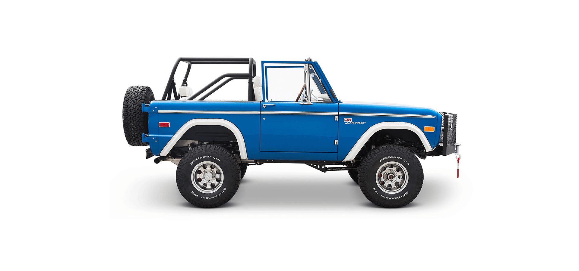 Classic Ford Bronco side profile