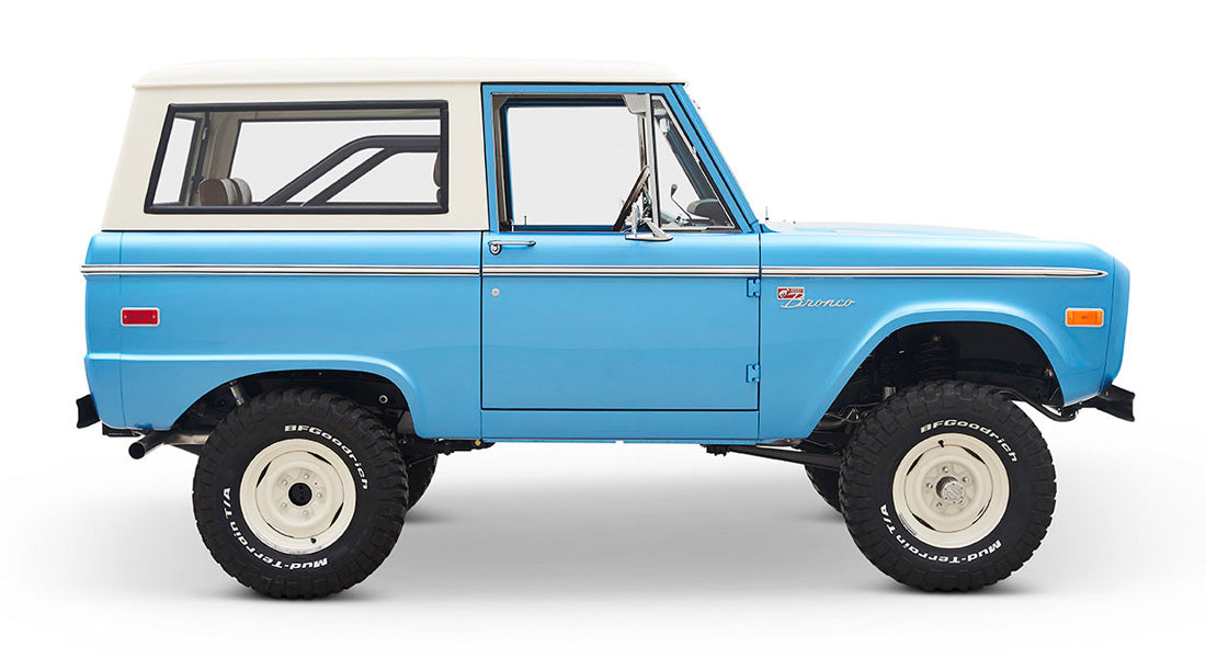 Classic Ford Bronco side profile