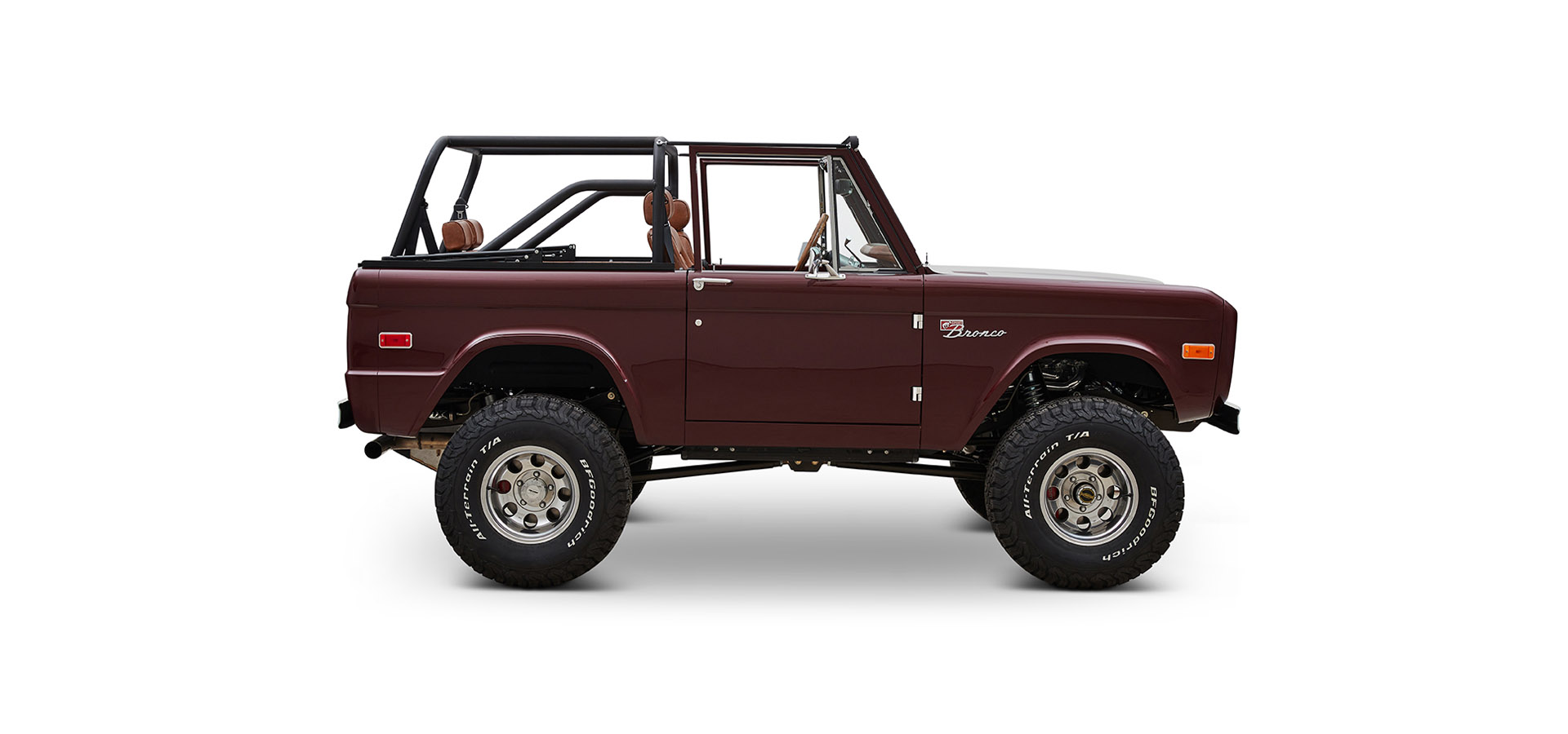 Classic Ford Bronco side profile