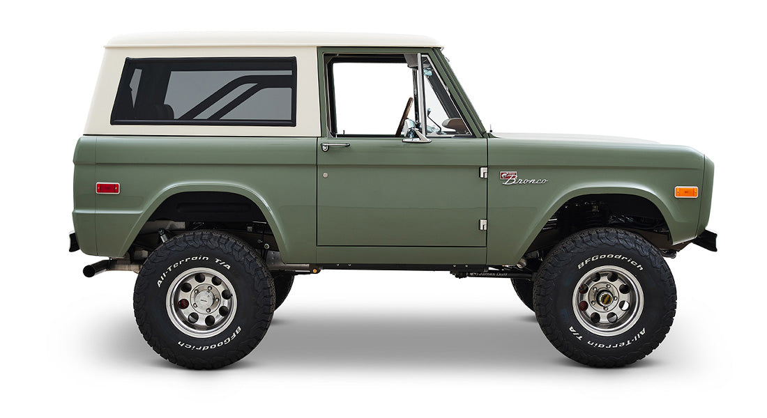 Classic Ford Bronco side profile
