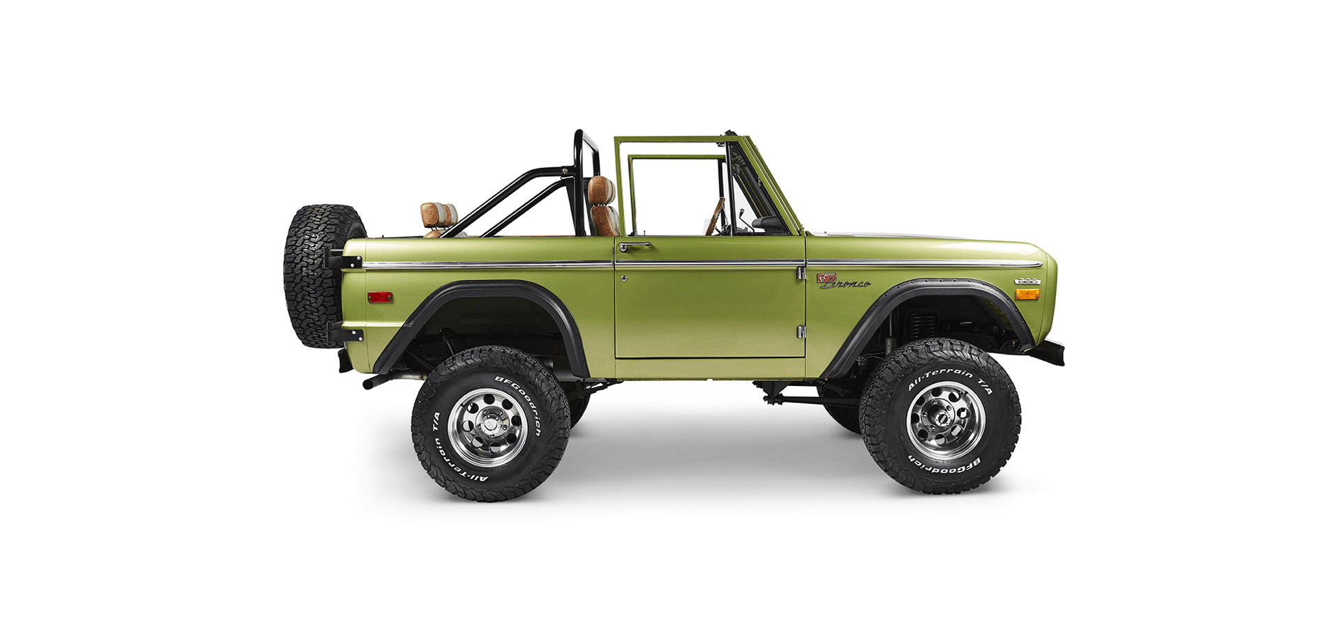 Classic Ford Bronco side profile