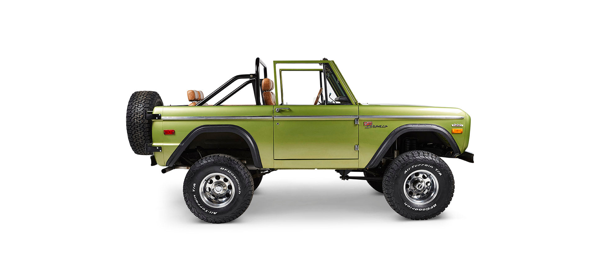 Classic Ford Bronco side profile