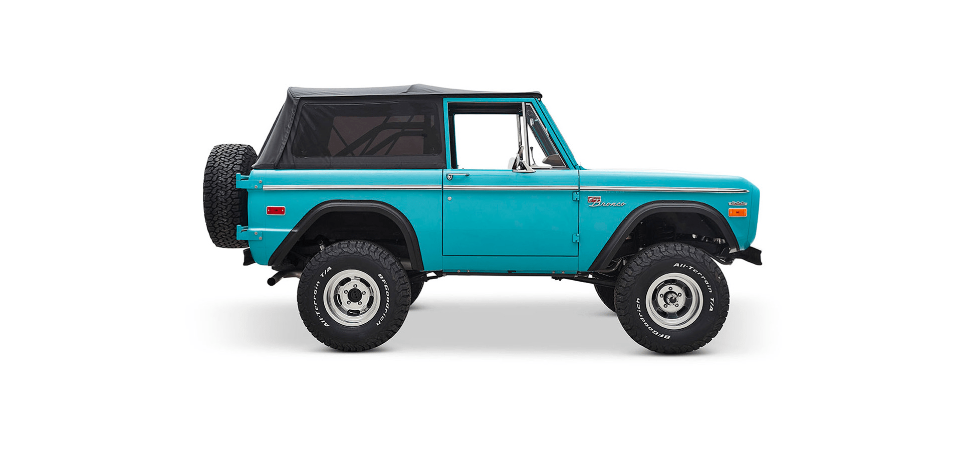 Classic Ford Bronco side profile