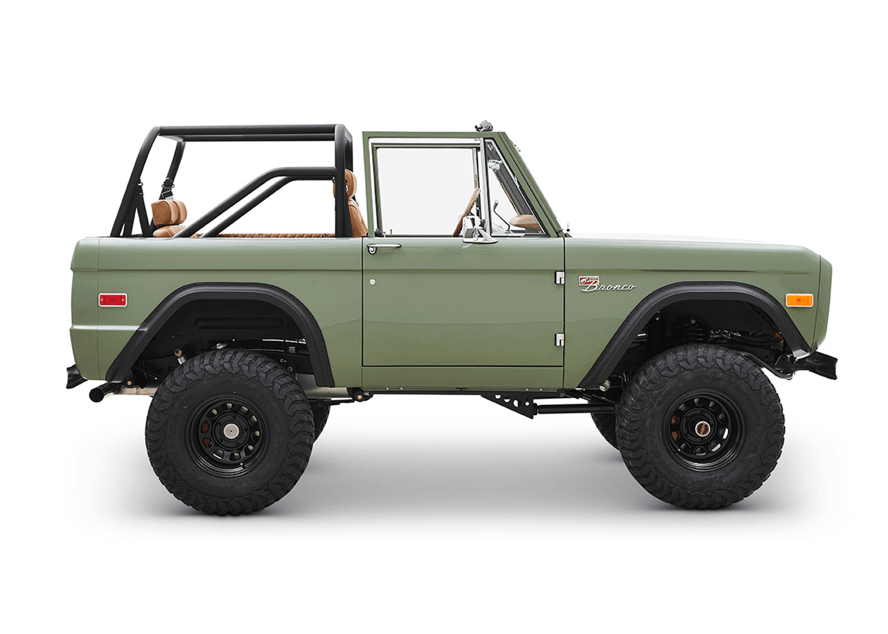 Classic Ford Bronco side profile