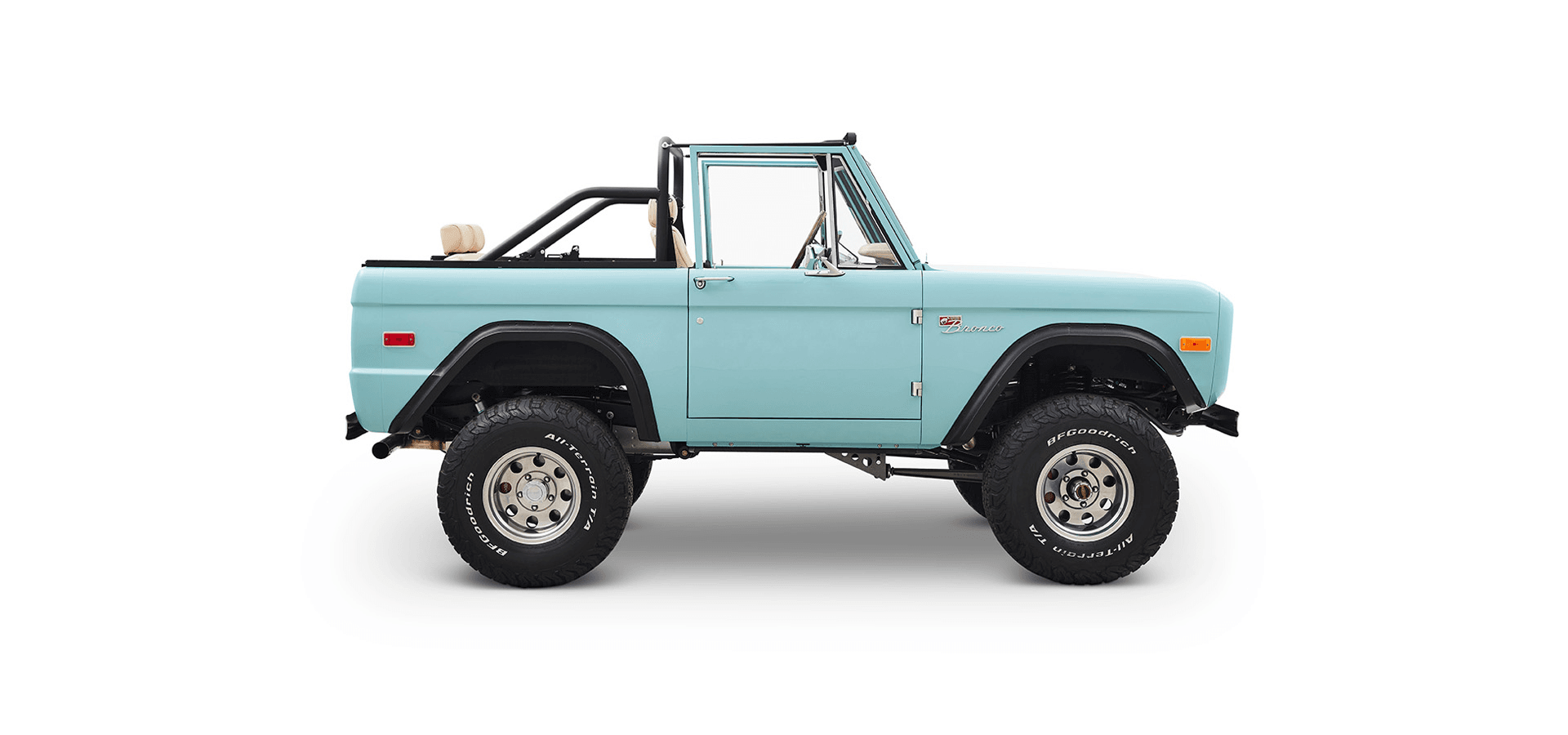 Classic Ford Bronco side profile