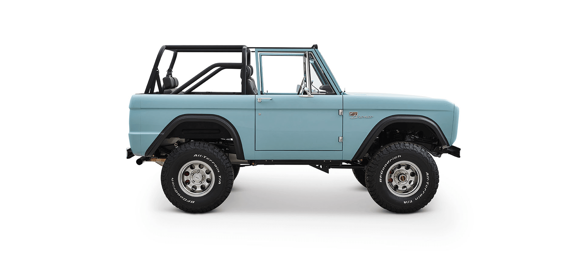 Classic Ford Bronco side profile