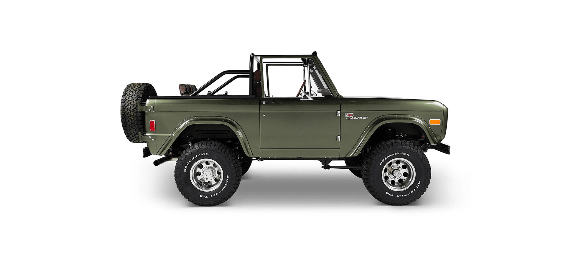 Classic Ford Bronco side profile