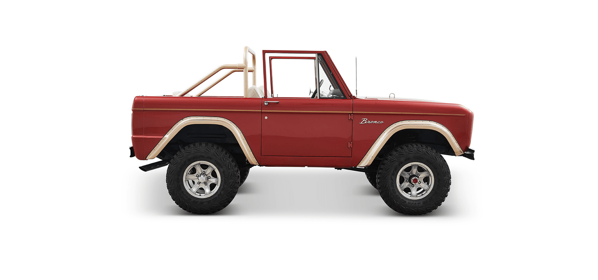 Classic Ford Bronco side profile