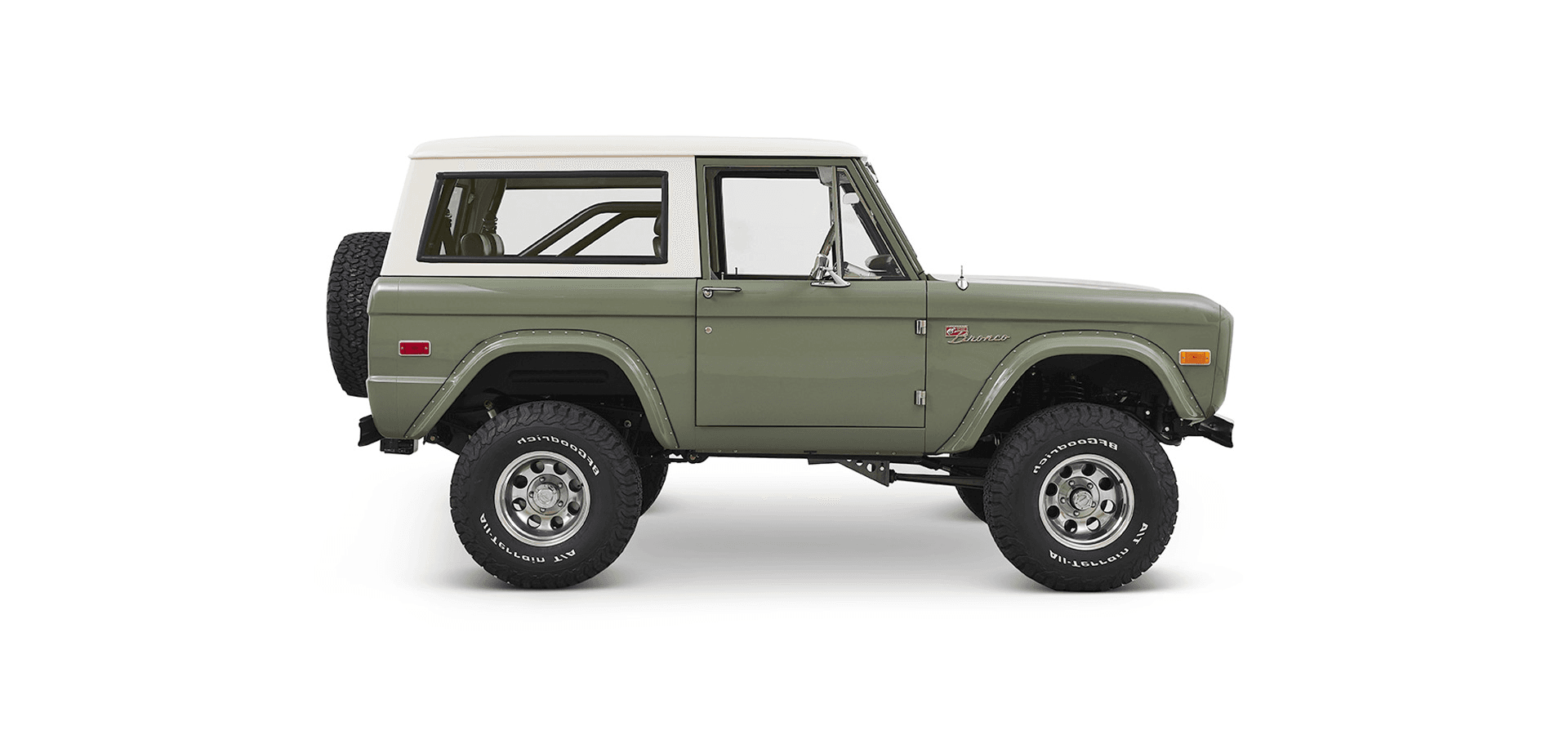Classic Ford Bronco side profile
