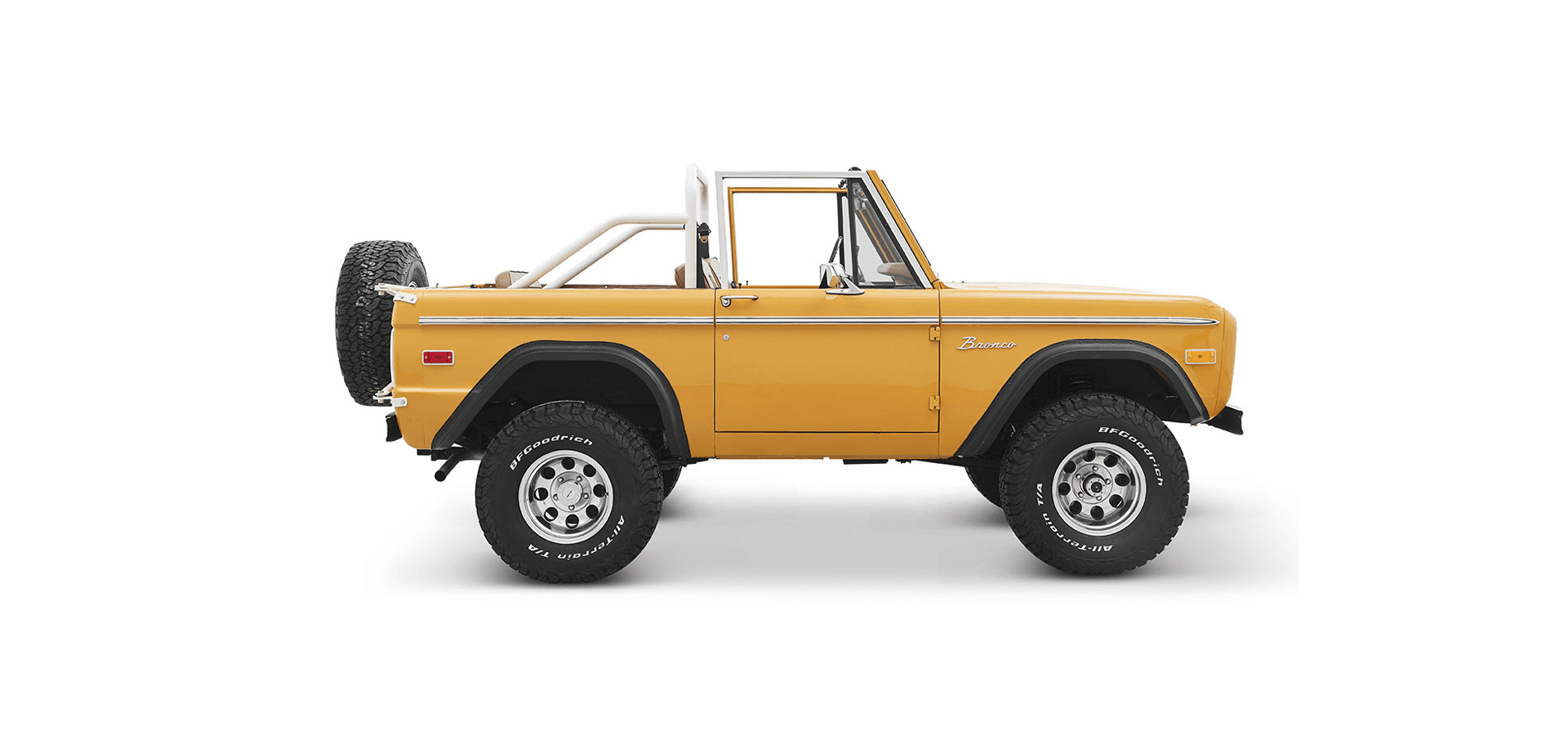 Classic Ford Bronco side profile