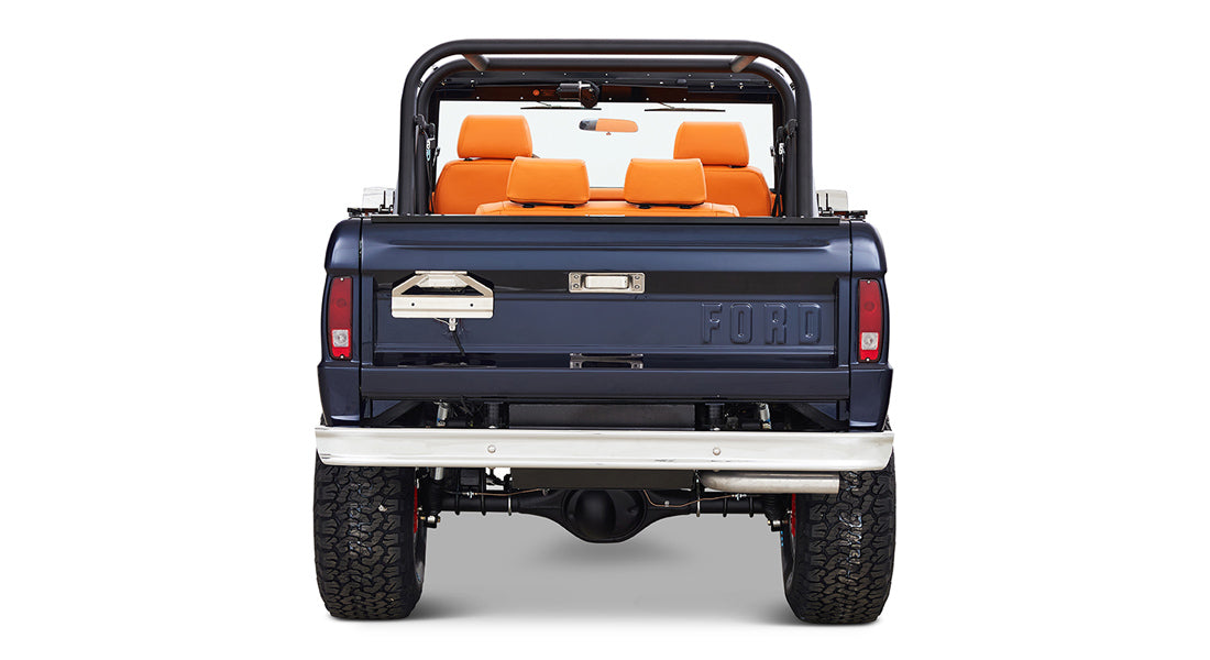 1974 Classic Ford Broncos Coyote Series Alys Beach with Orange Interior and black soft top