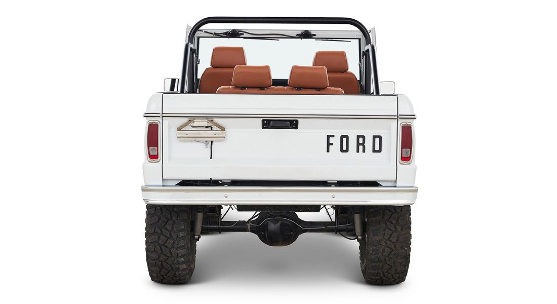 Classic Ford Bronco rear view