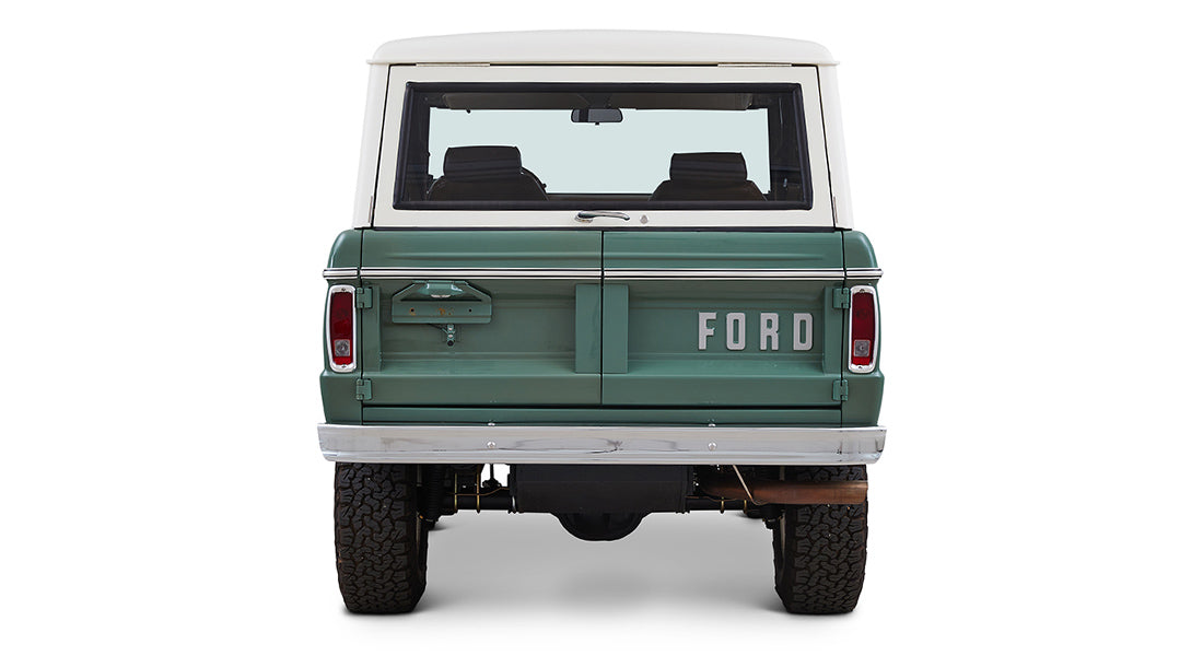 Classic Ford Bronco rear view