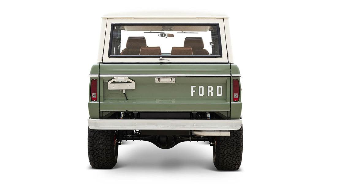 Classic Ford Bronco rear view