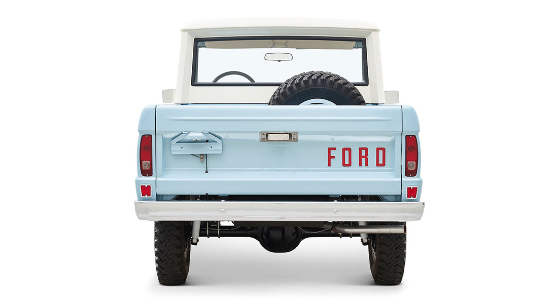 Classic Ford Bronco rear view