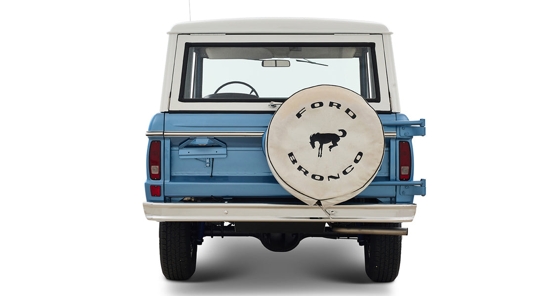 Ford Bronco Restored 1976 Brittany Blue 302 v8 with White Hard Top