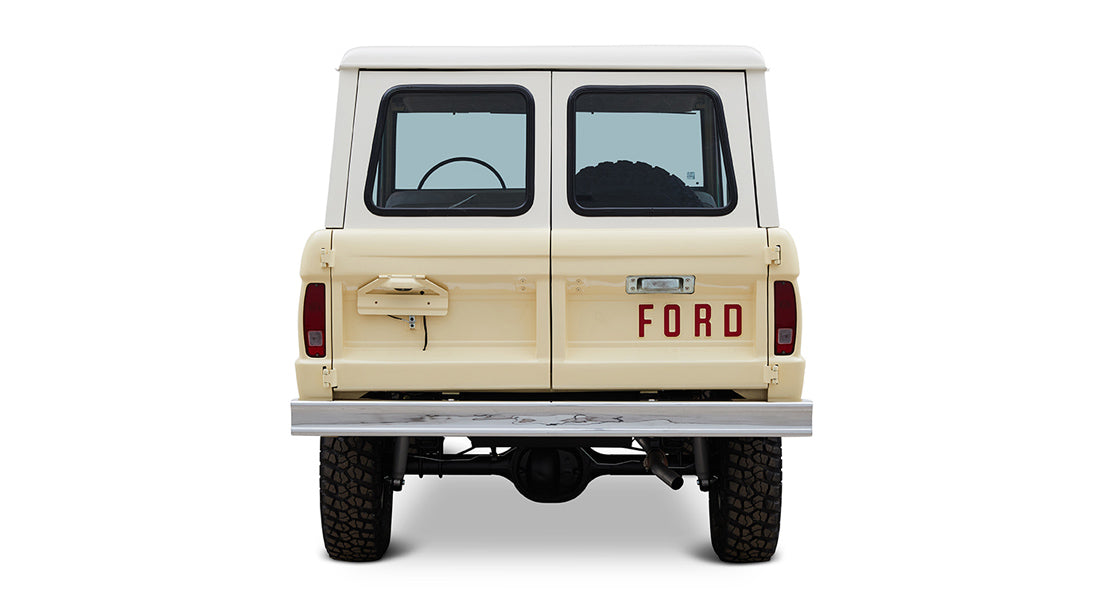 Classic Ford Bronco rear view