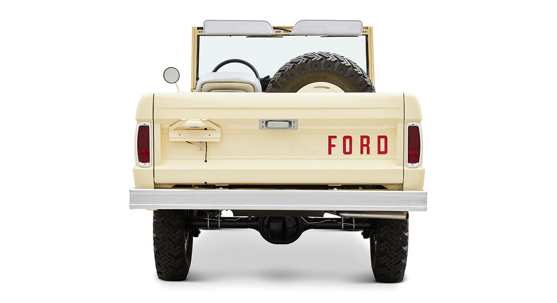 Classic Ford Bronco rear view