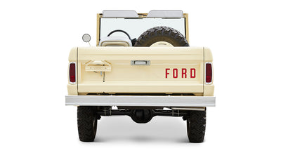 Classic Ford Bronco rear view