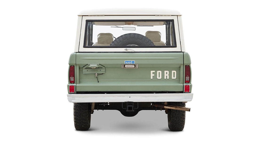 Classic Ford Bronco rear view