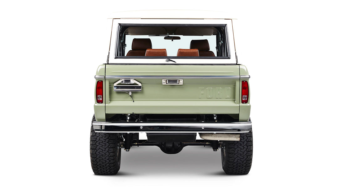 Classic Ford Bronco rear view