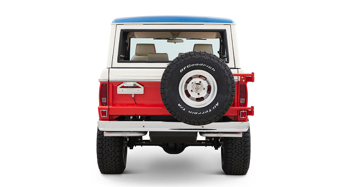 Classic Ford Bronco rear view