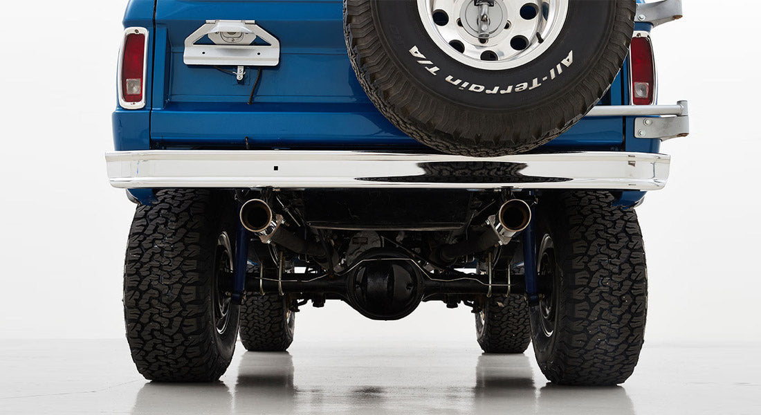 Classic Ford Bronco rear view