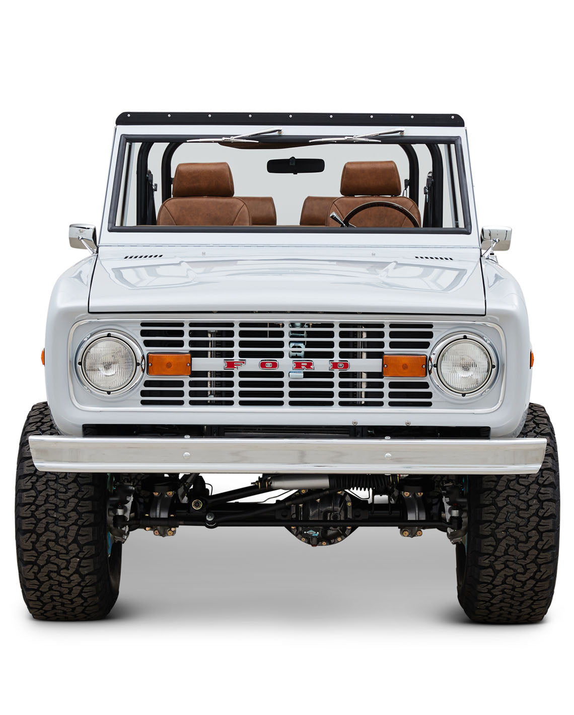 Classic Ford Bronco front view
