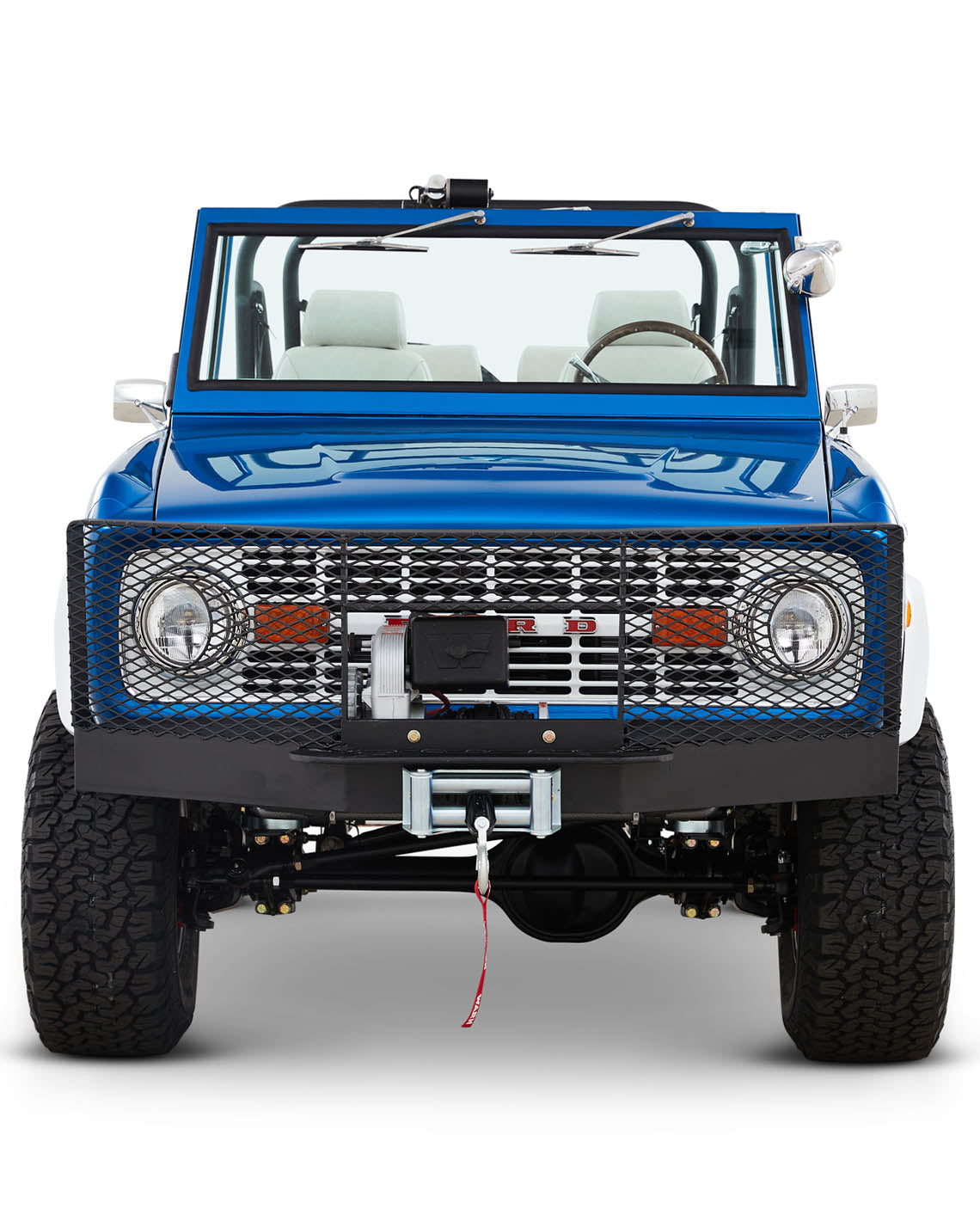 Classic Ford Bronco front view
