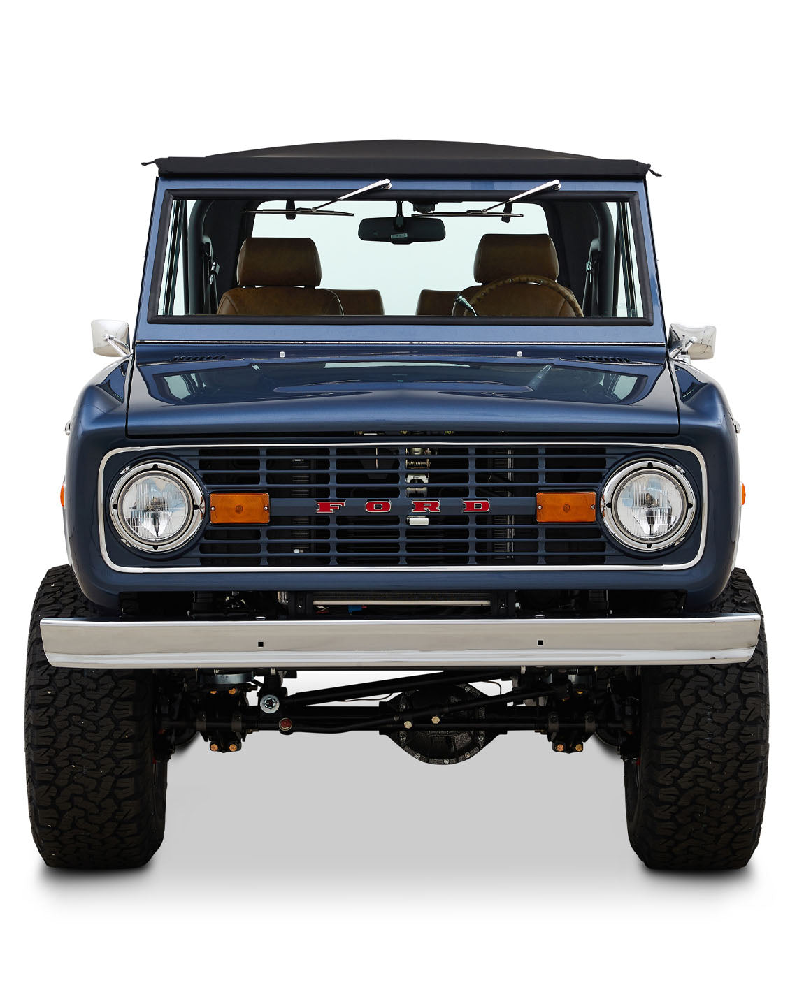 Classic Ford Bronco front view