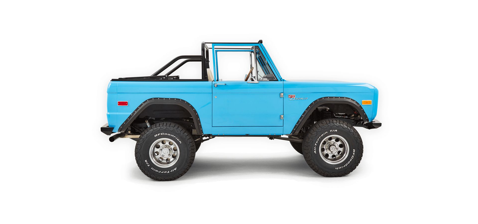 Classic Ford Bronco side profile