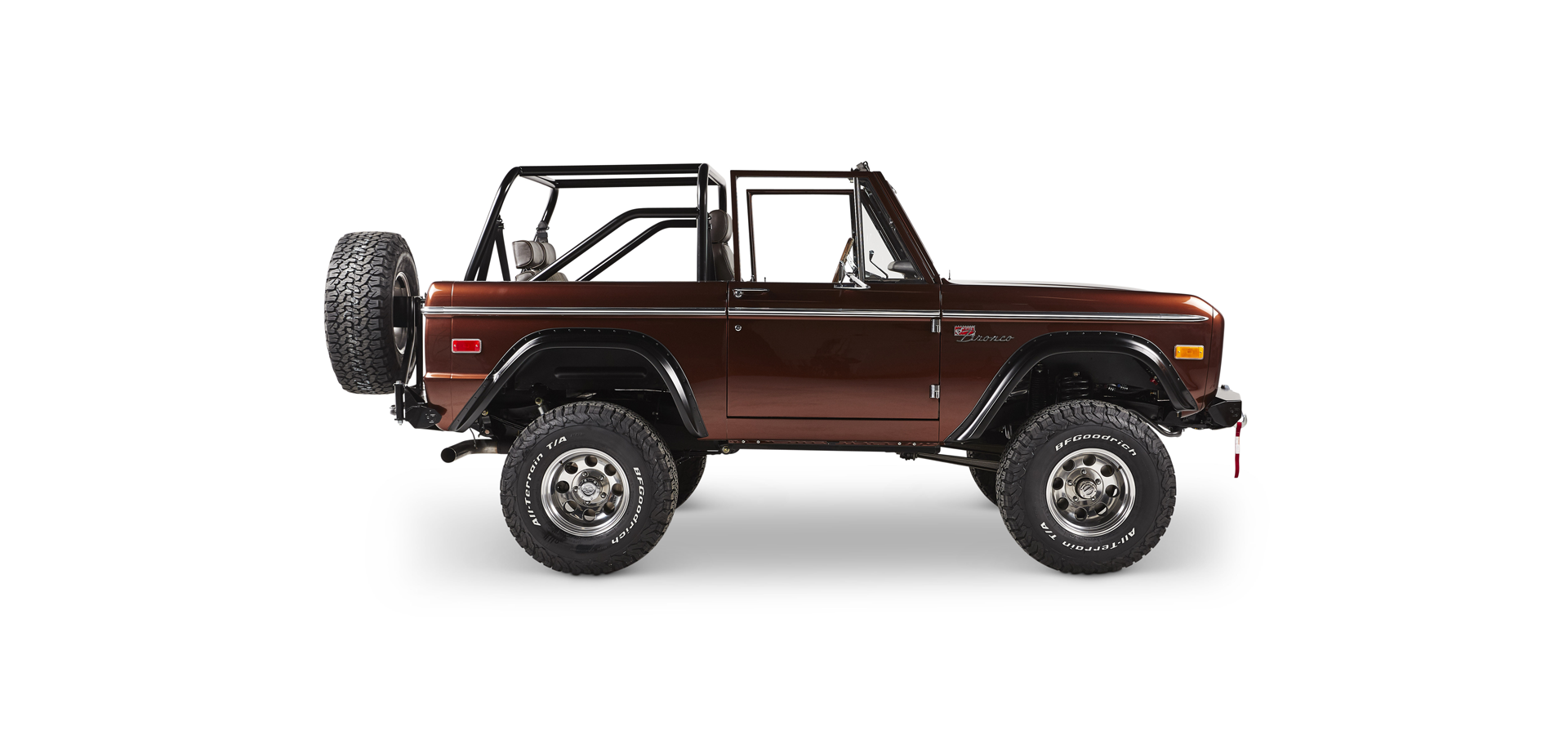 Classic Ford Bronco side profile