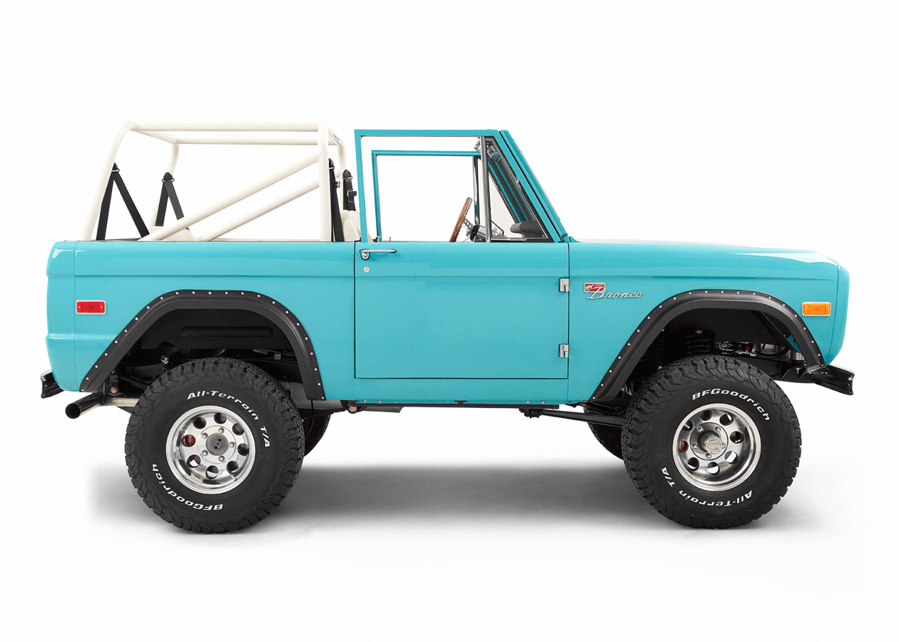 Classic Ford Bronco side profile
