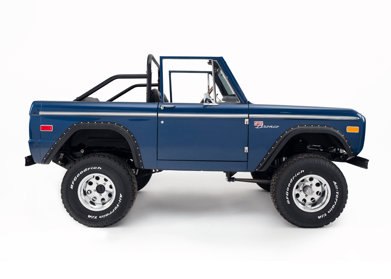 Classic Ford Bronco side profile